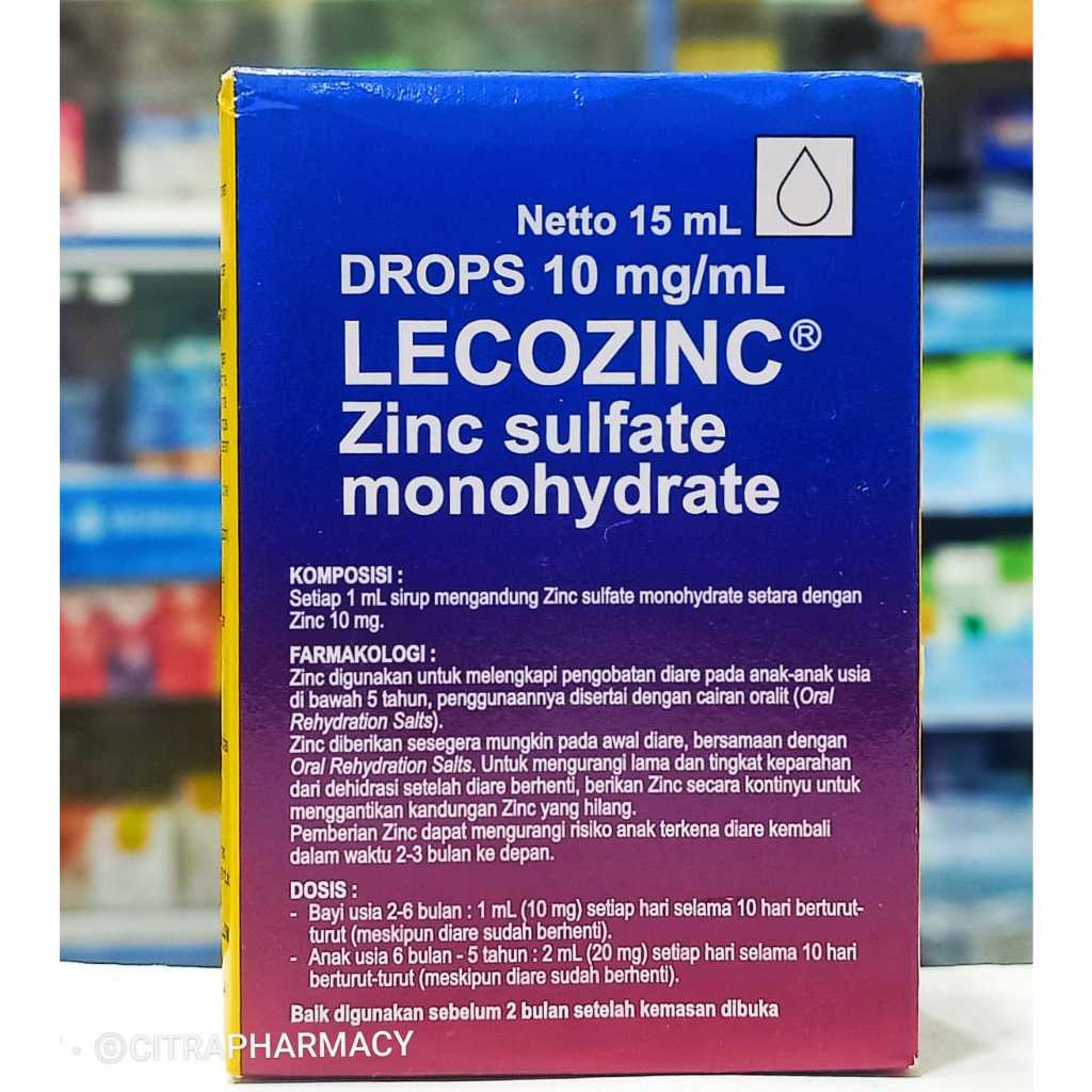 Jual Lecozinc 𝐃𝐫𝐨𝐩𝐬 𝐒𝐢𝐫𝐮𝐩 𝟏𝟓𝐌𝐋 - Mengatasi Diare Pada Bayi dan Anak ...