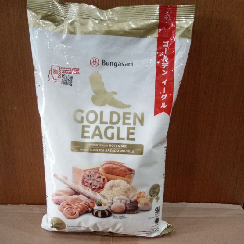 Jual Tepung Terigu Golden Eagle Kg Protein Tinggi Shopee Indonesia