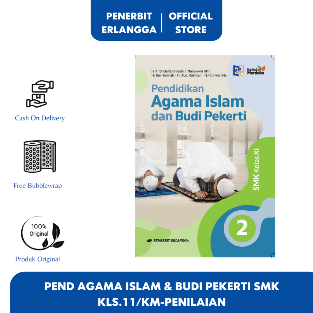 Jual PEND AGAMA ISLAM & BUDI PEKERTI SMK KLS.11/KM-PENILAIAN -ERLANGGA ...