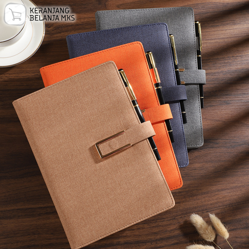 Jual Notebook Buku Catatan Jurnal Kerja Kantoran Kuliah Diary Cover ...