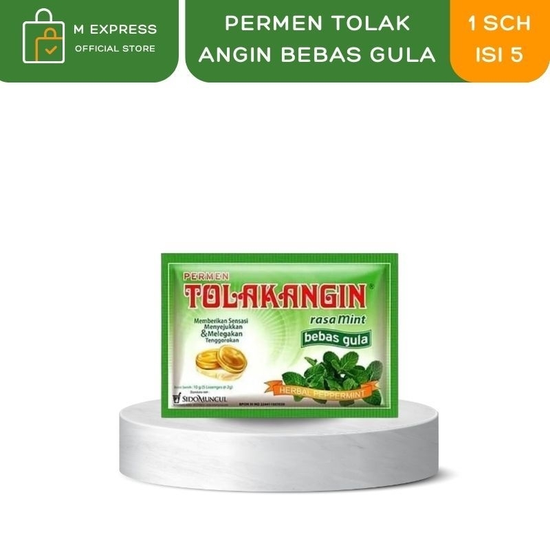 Jual Permen Tolak Angin Bebas Gula Sugar Free Anti Masuk Angin Mual Sachet Shopee Indonesia