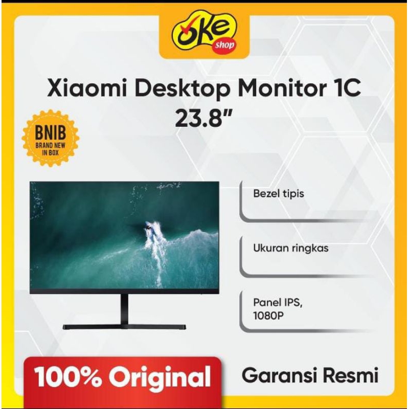 Jual Xiaomi Desktop Monitor 1C 23.8" Inch | Shopee Indonesia