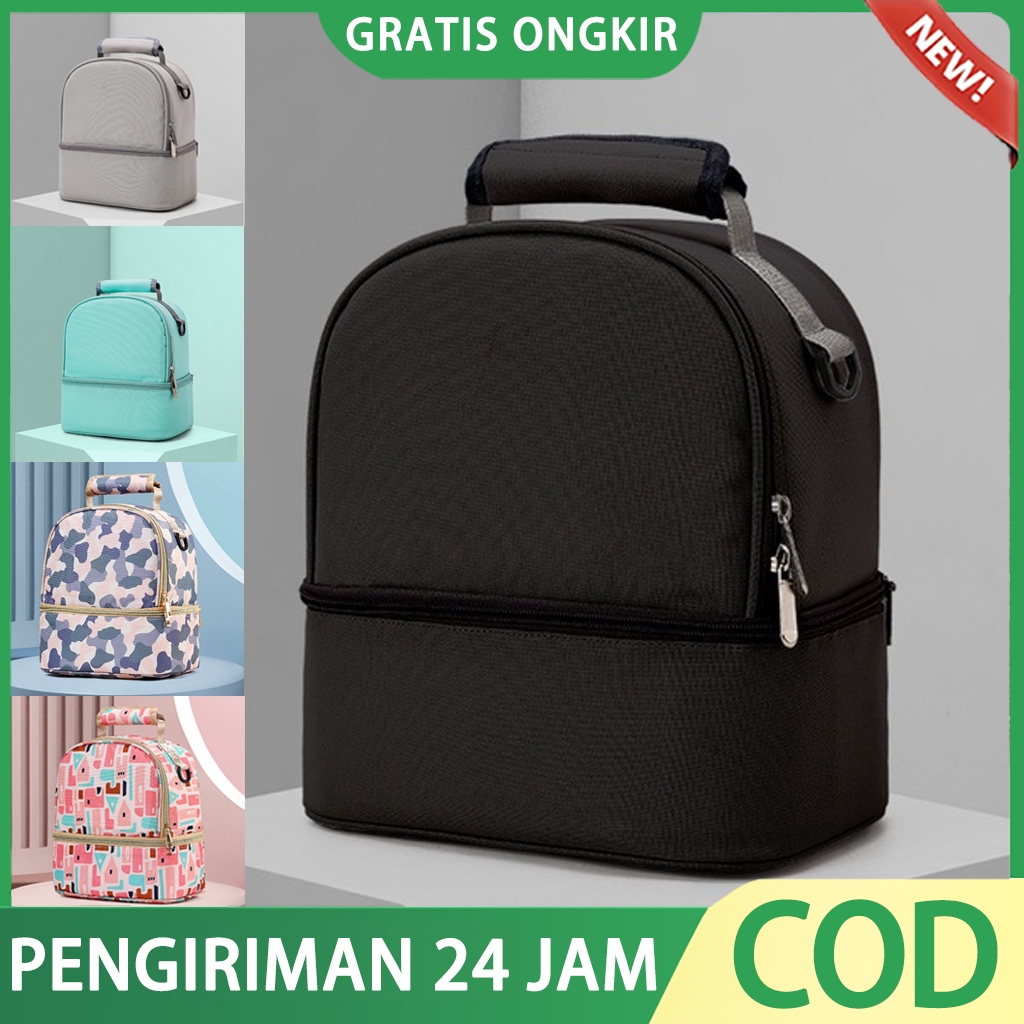 Jual Cooler Bag Tas Asi Tas Bayi Waterproof Multi Function Diaper Bag Cooler Bag Asi Mama