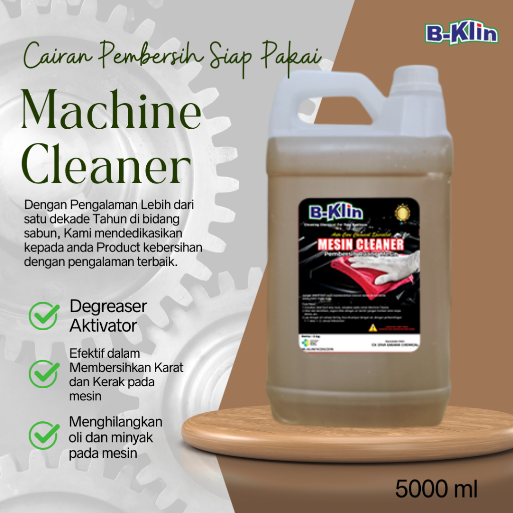 Jual B-KLIN MACHINE CLEANER / MESIN CLEANER 5000ml (INSTAN/SAMEDAY ...