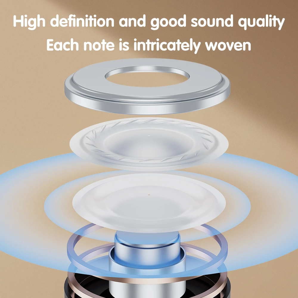 Headset Bluetooth Olahraga Tahan Air Wireless Earphone Bluetooth Fidelitas Tinggi Handset Bluetooth Sentuhan Cerdas Henset