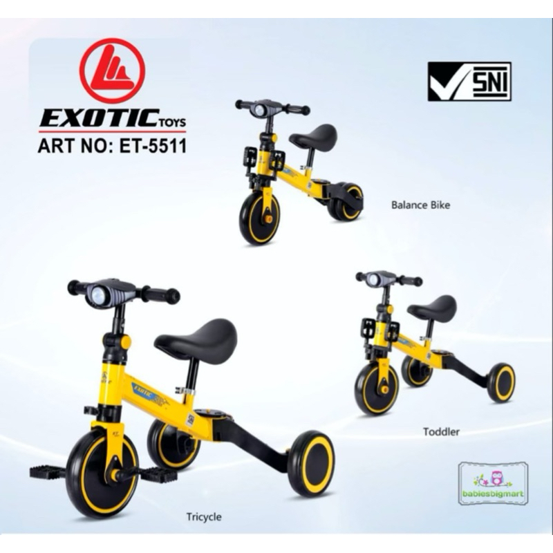 Jual SEPEDA 3 RODA MODEL ET 5511 | Shopee Indonesia