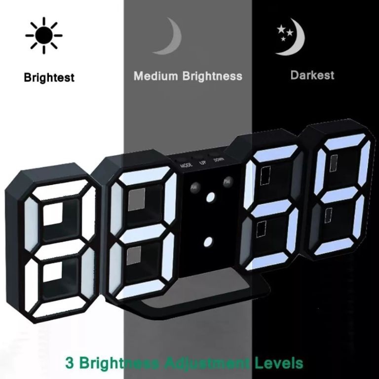 Jual ART W65J Jam Dinding Digital LED 3D Gaya Modern Untuk Dekorasi ...