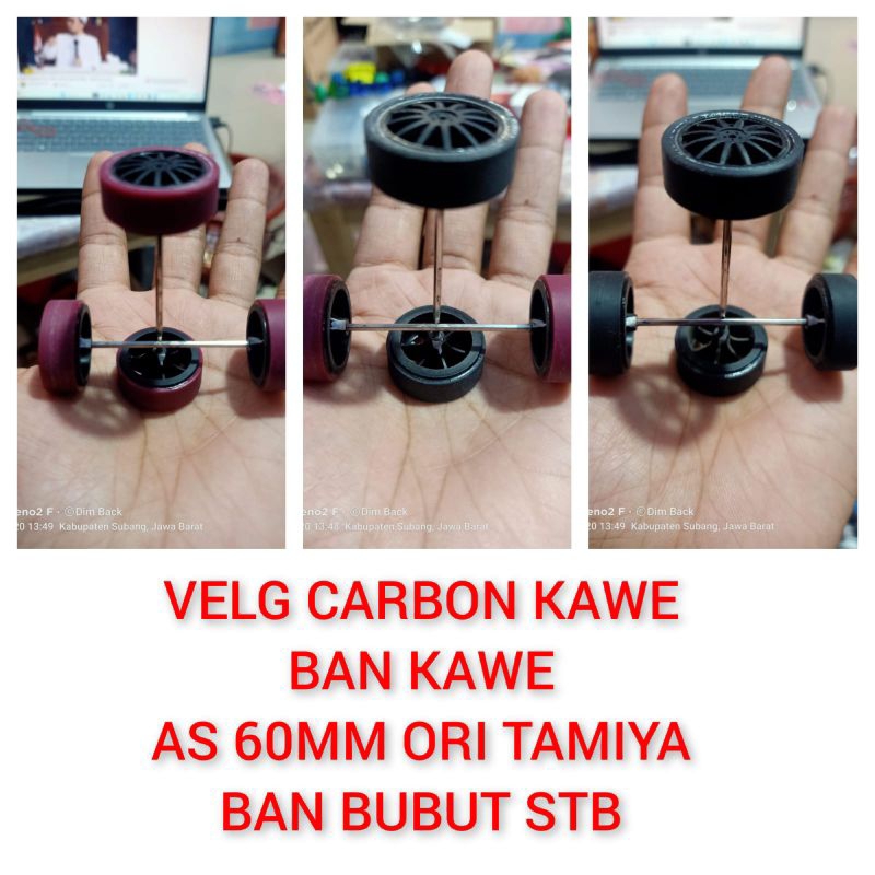 Jual Ban Bubut STB 25,70-26mm Velg Dish Carbon Rep + Ban Maroon/ super ...