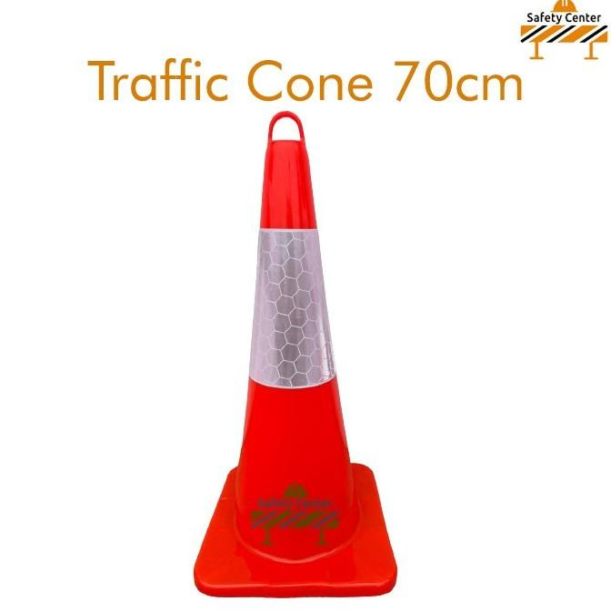 Jual Safety Traffic Cone 70 Cm / Kerucut Lalu Lintas 70 Cm | Shopee ...