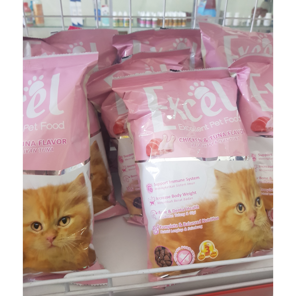 Jual excel kitten 20kg makanan kering 20kg | Shopee Indonesia
