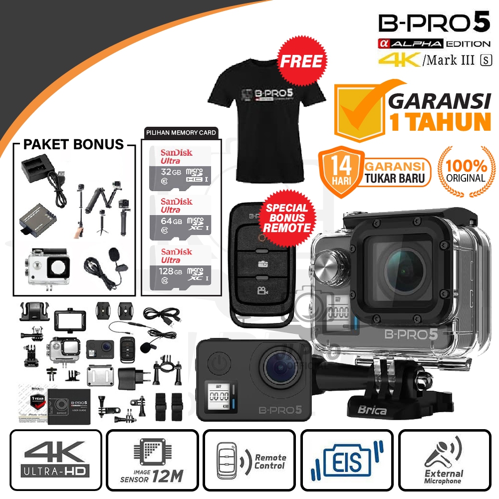 Jual Brica B Pro 5 Alpha Edition 4k Mark Iii S Brica Ae3s Paket Bonus Shopee Indonesia