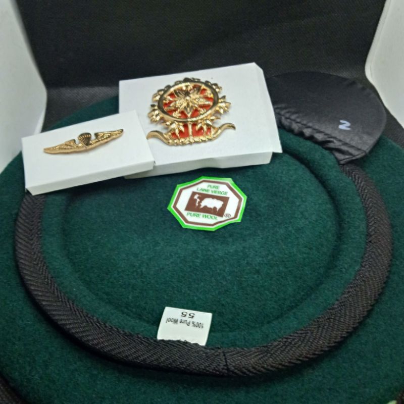Jual baret kostrad plus emblem mobud para kecil | Shopee Indonesia