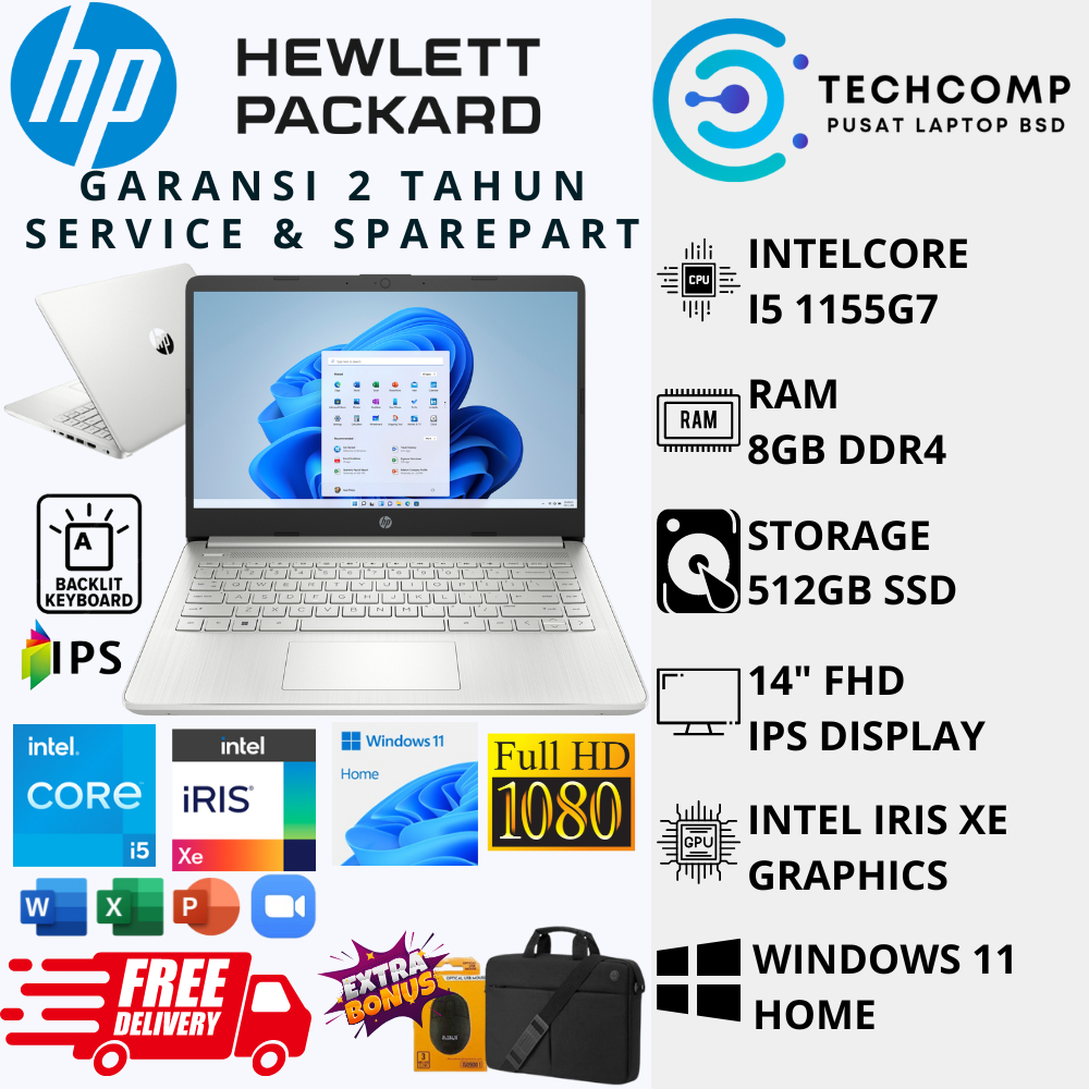 Jual Spaylater 0 Laptop Hp 14s Dq4016tu Core I5 Iris X 8gb Ram 512gb Ssd W11 14 Inch Intel 5081