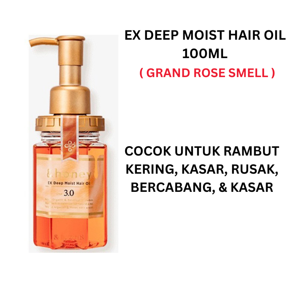 Jual &Honey hair oil 100ml perawatan rambut Japan Shopee Indonesia