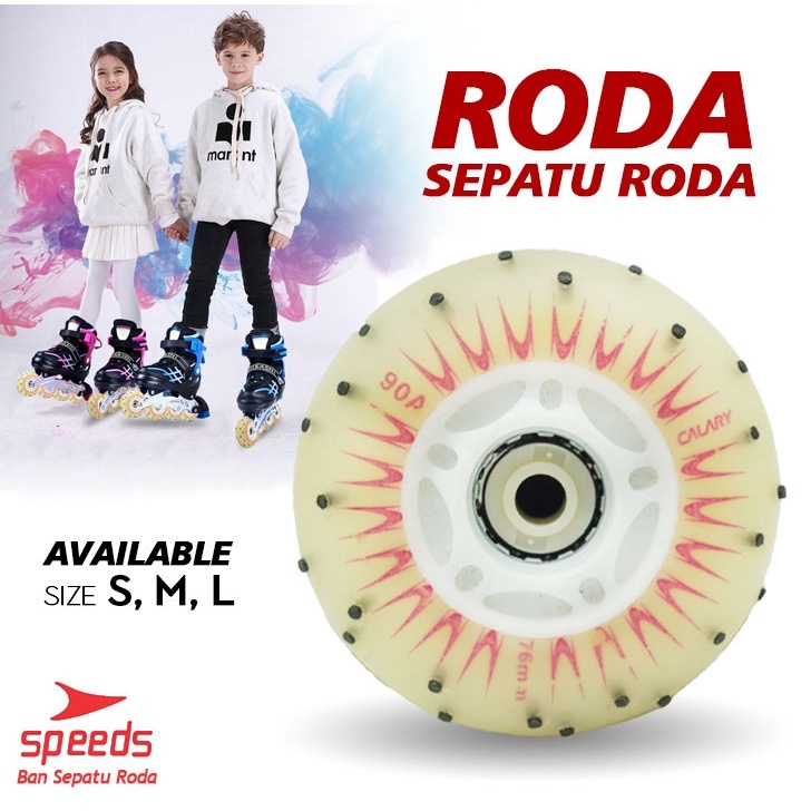 Jual Speeds Ban Sepatu Roda Ban Lighting 90A | Shopee Indonesia