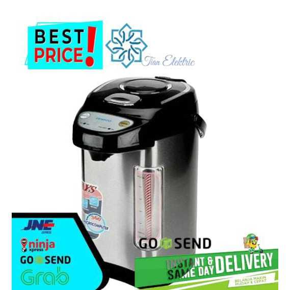 Jual DENPOO DEP-858VT Electro Pot Termos Listrik 5 Liter | Shopee Indonesia
