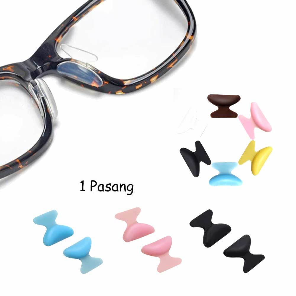 Jual 2 Pcs Stiker Kacamata Penyangga Hidung Pencegah Turun - Non Slip ...