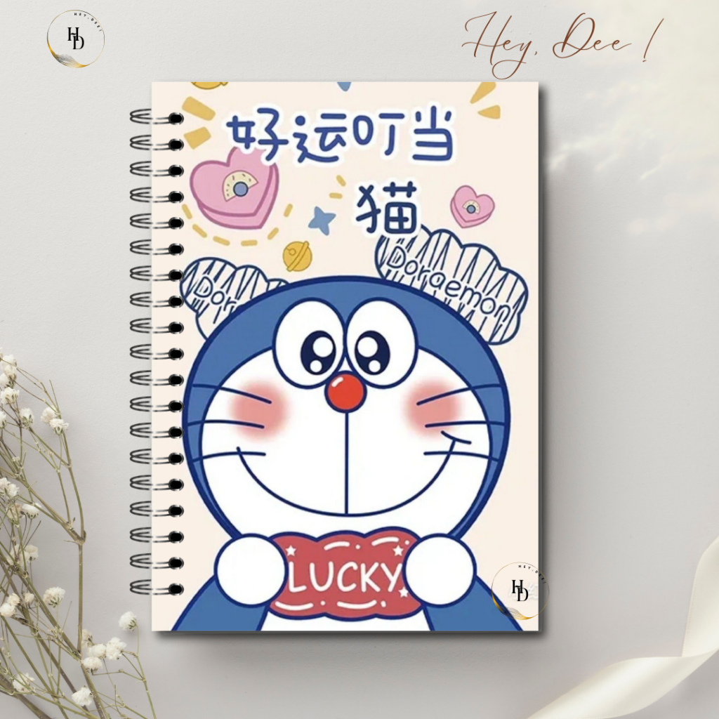 Jual HeyDee Notebook A5 Spiral Edisi DORAEMON | Shopee Indonesia