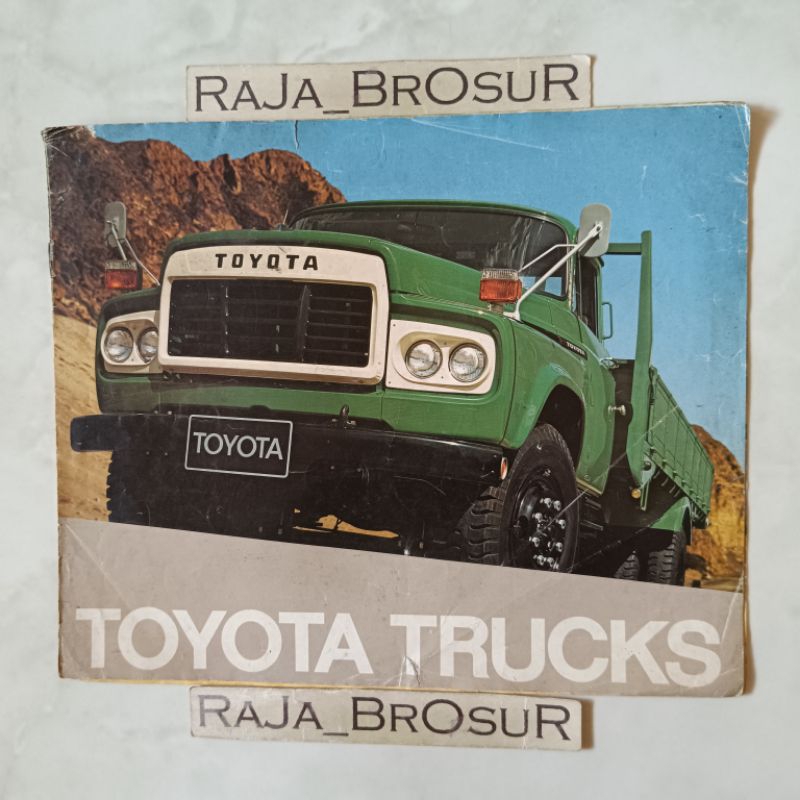 Jual Poster brosur katalog booklet jadul lawas Toyota Truk DA/Toyota ...