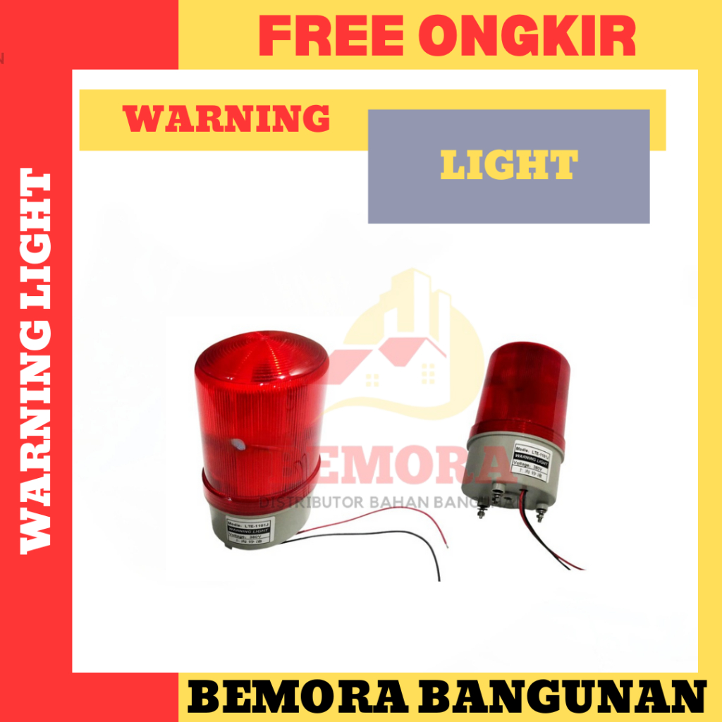 Jual Lampu Peringatan / Lampu Hati-hati / Warning Light / Sirine