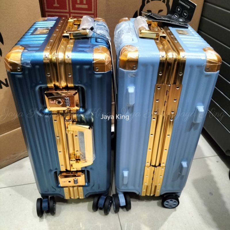 Jual Koper Kabin Fiber Roaming 20 Inc No Zipper Gold Frame TSA Lock ...