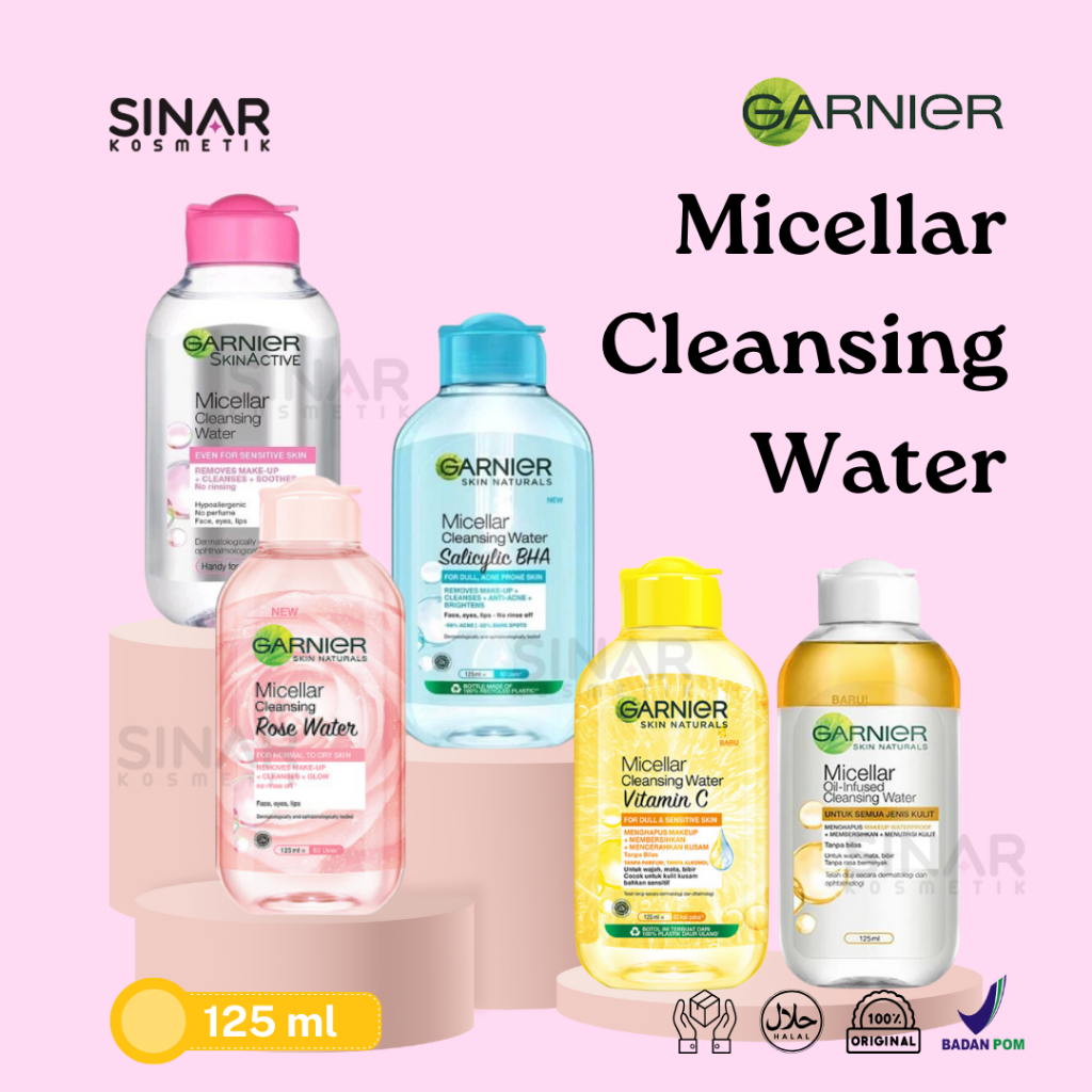 Jual Lengkap Garnier Micellar Cleansing Water 125ml Shopee Indonesia 2302