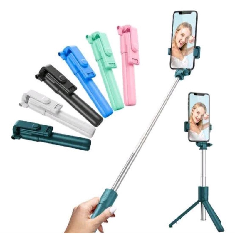 Jual Tongsis Tripod R1 + Bluetooth Remte Sutter (3in 1) Tongkat tongsis ...