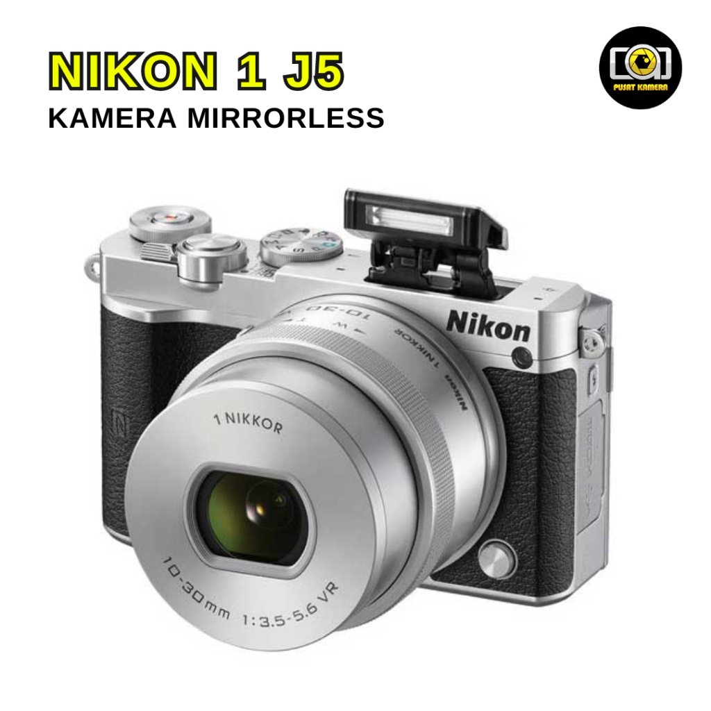 Jual Nikon 1 J5 + lensa kit Second/ Kamera Mirrorless Wifi LCD Touchscreen Flip/ Camera vlog