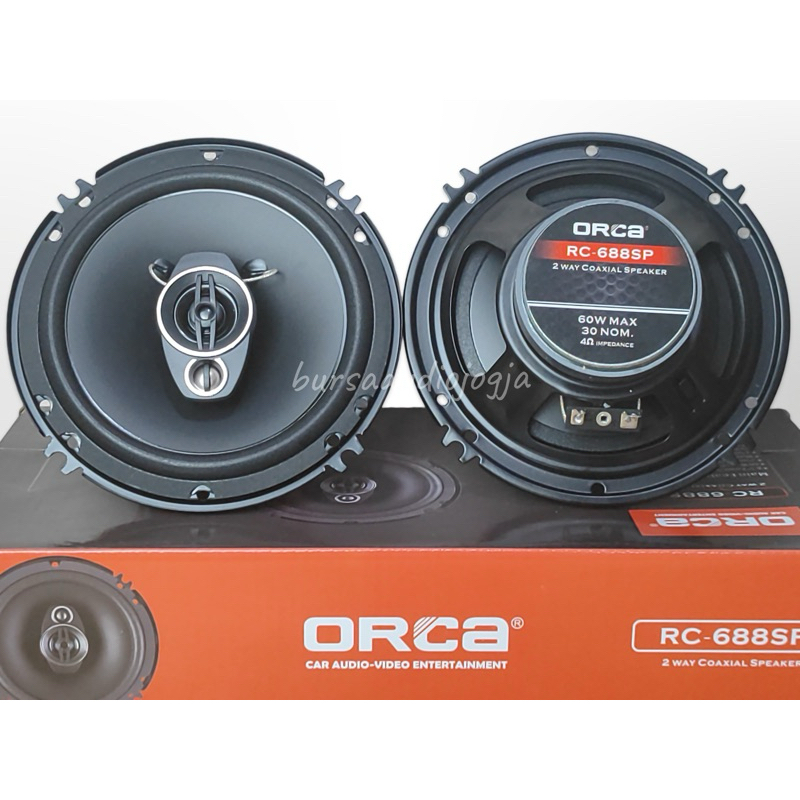 Jual Speaker Coaxial ORCA RC688SP Speaker Pintu Mobil 2 Way ORCA