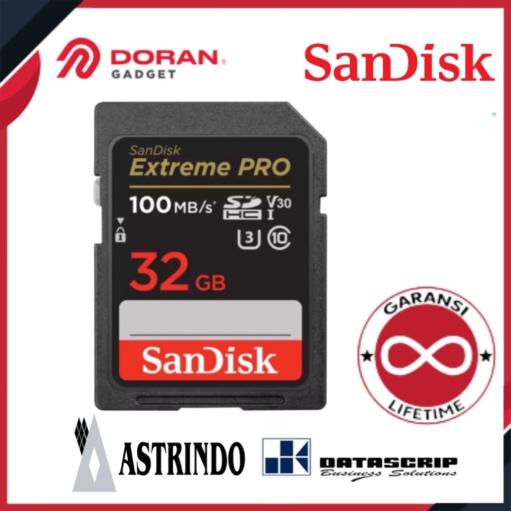 Jual Sandisk Extreme Pro Sdxc Uhs I Sd Card 32 64 128 256gb Up To 200mbps Garansi Resmi