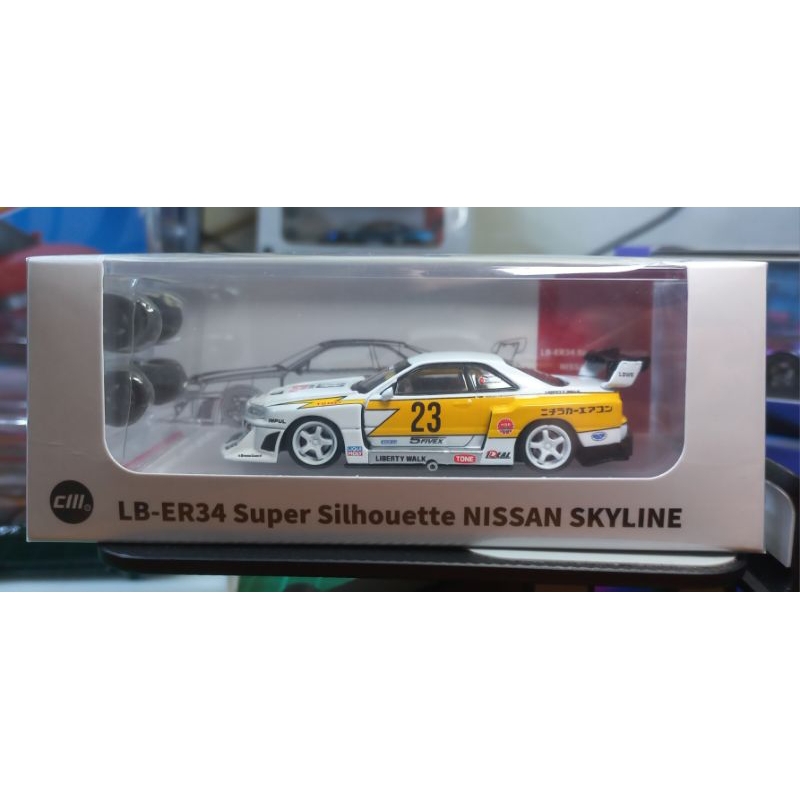 Jual CM Model Super Silhoutte Nissan Skyline R34 LBWK | Shopee Indonesia