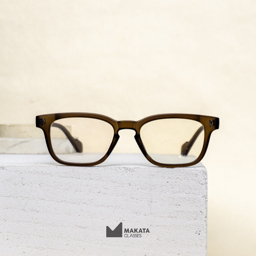 Jual MakataGlasses - Frame Kotak Tebel Kokoh - RAKYAN 01 | Shopee Indonesia