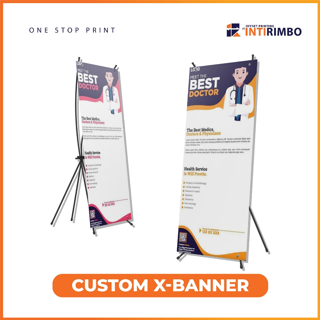 Jual INTI RIMBO - X Banner Standing Banner Murah Wedding / Kecantikan ...