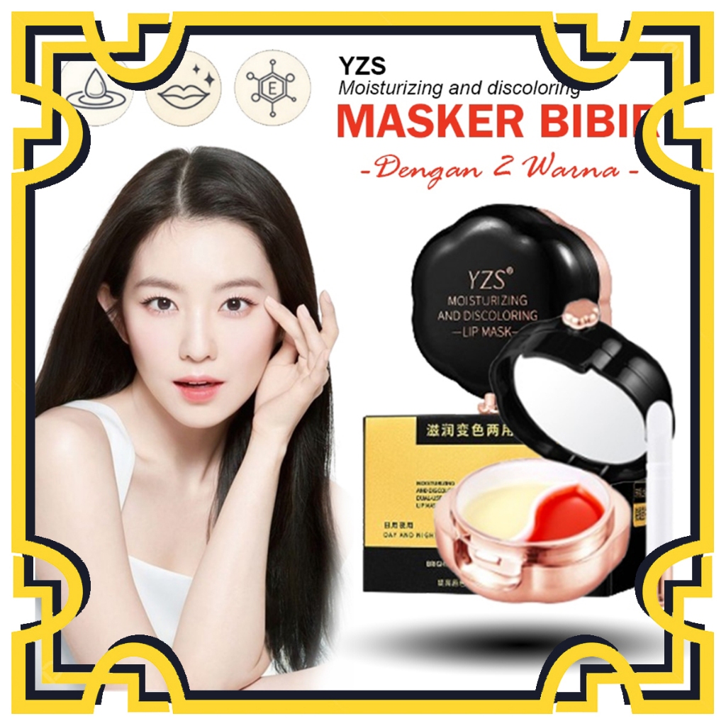 Jual YZS LIP MASK PELEMBAB BIBIR KERING MASKER PEMERAH BIBIR 2IN1 LIP ...