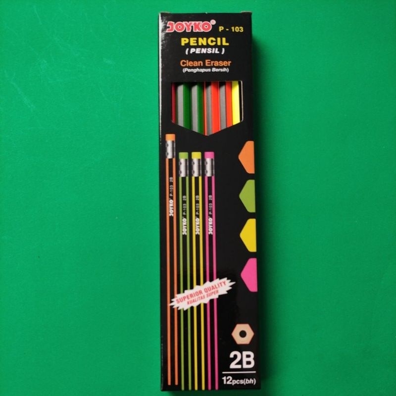 Jual Pensil 2B Joyko P-103 kemasan per lusin (isi 12) | Shopee Indonesia