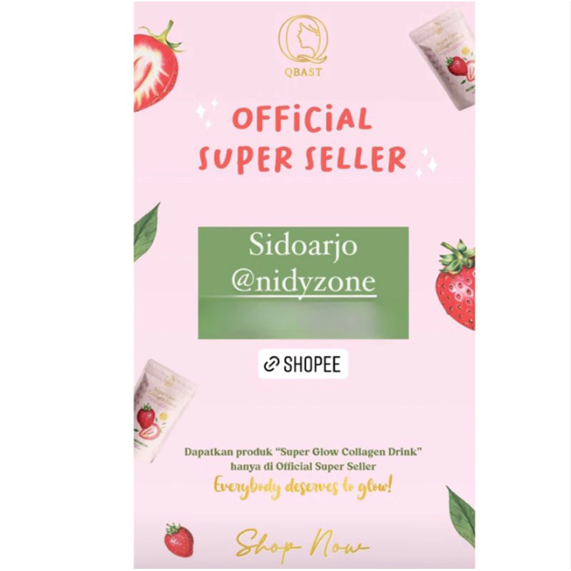 Jual KEMASAN BARU QELSEA QBAST SUPER GLOW COLLAGEN DRINK MINUMAN ...