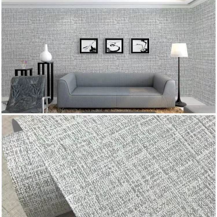 Jual Wallpaper Dinding Polos Putih 8m S D 9m X 45cm Shopee Indonesia