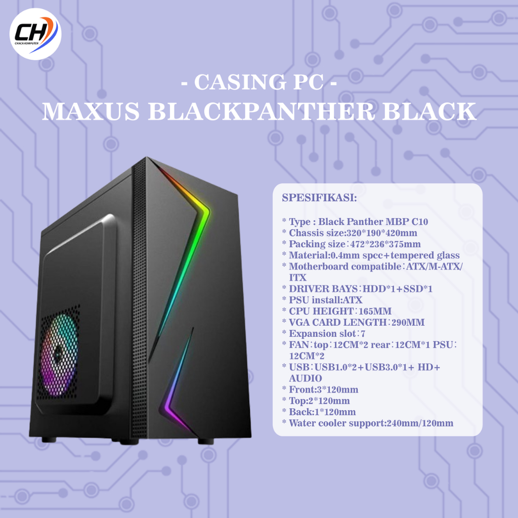 jual-casing-pc-maxus-blackpanther-free-1-fan-rgb-non-psu-shopee