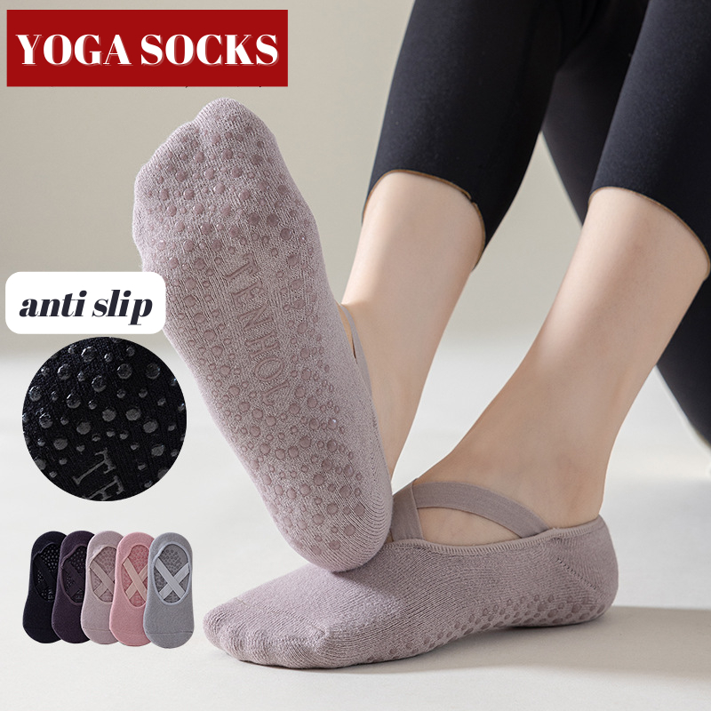 Jual Kx Yoga Socks Kaos Kaki Yoga Pilates Kaus Kaki Anti Slip Tebal Bahan Handuk Kaos Kaki