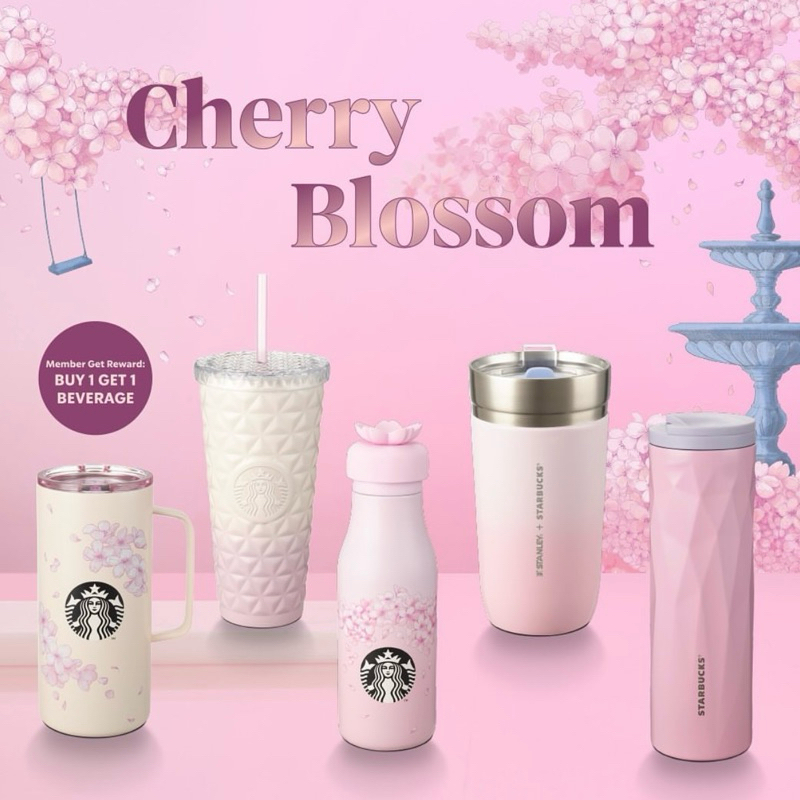 Starbucks venti pink Sakura studded selling tumbler