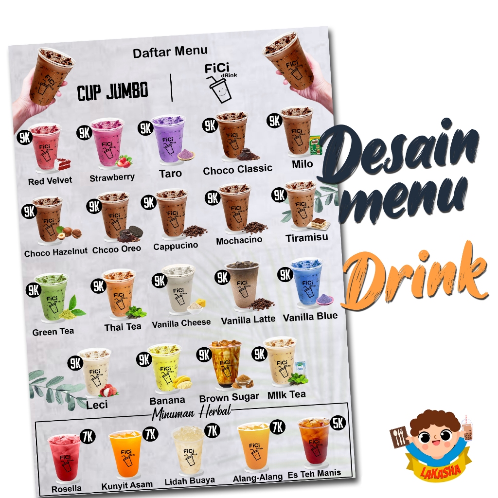 Jual edit desain menu makanan dan minuman | Shopee Indonesia