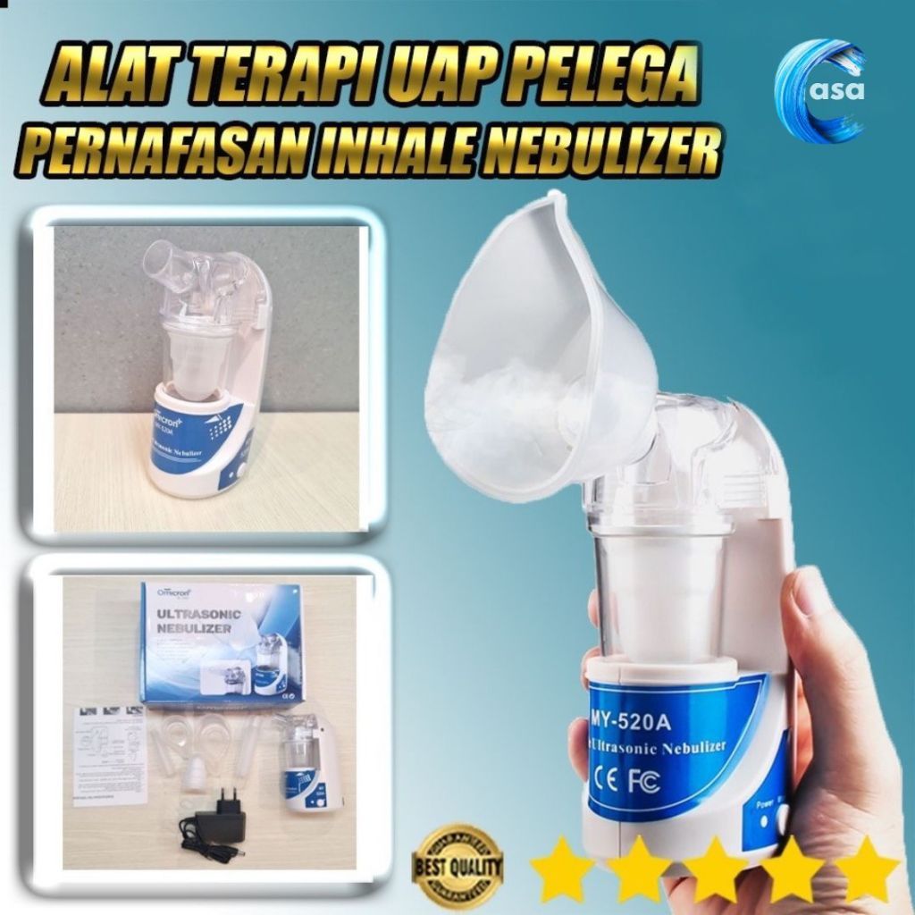 Jual [PROMO] Nebulizer TaffOmicron Alat Terapi Pernapasan Ultrasonic ...