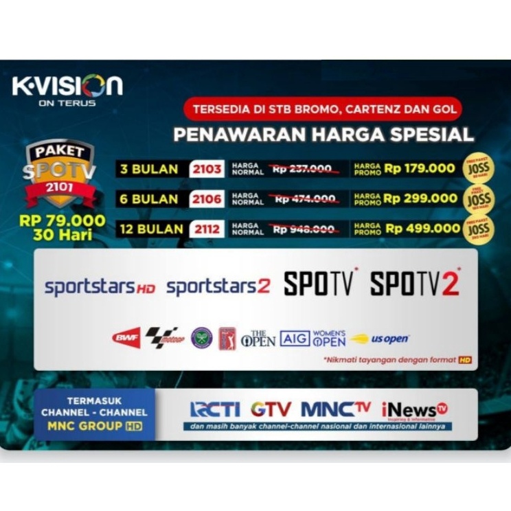 Jual el baru SPOTV 211 receiver Bromo Cartenz dan GOL K Vision Proses