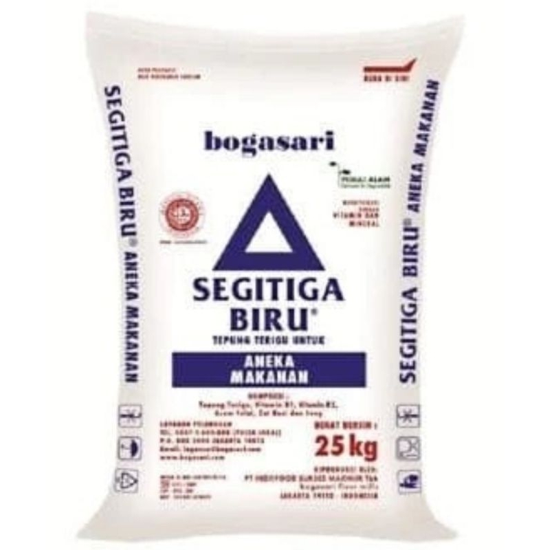 Jual TEPUNG TERIGU SEGITIGA BIRU (SAK 25 KG) | Shopee Indonesia