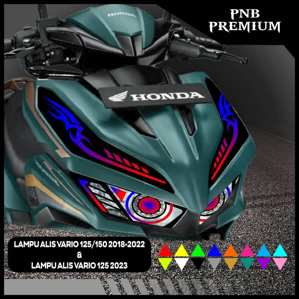 Jual STIKER VARIASI LAMPU ALIS MOTOR VARIO 125 2023 DAN 125 150 NEW ...
