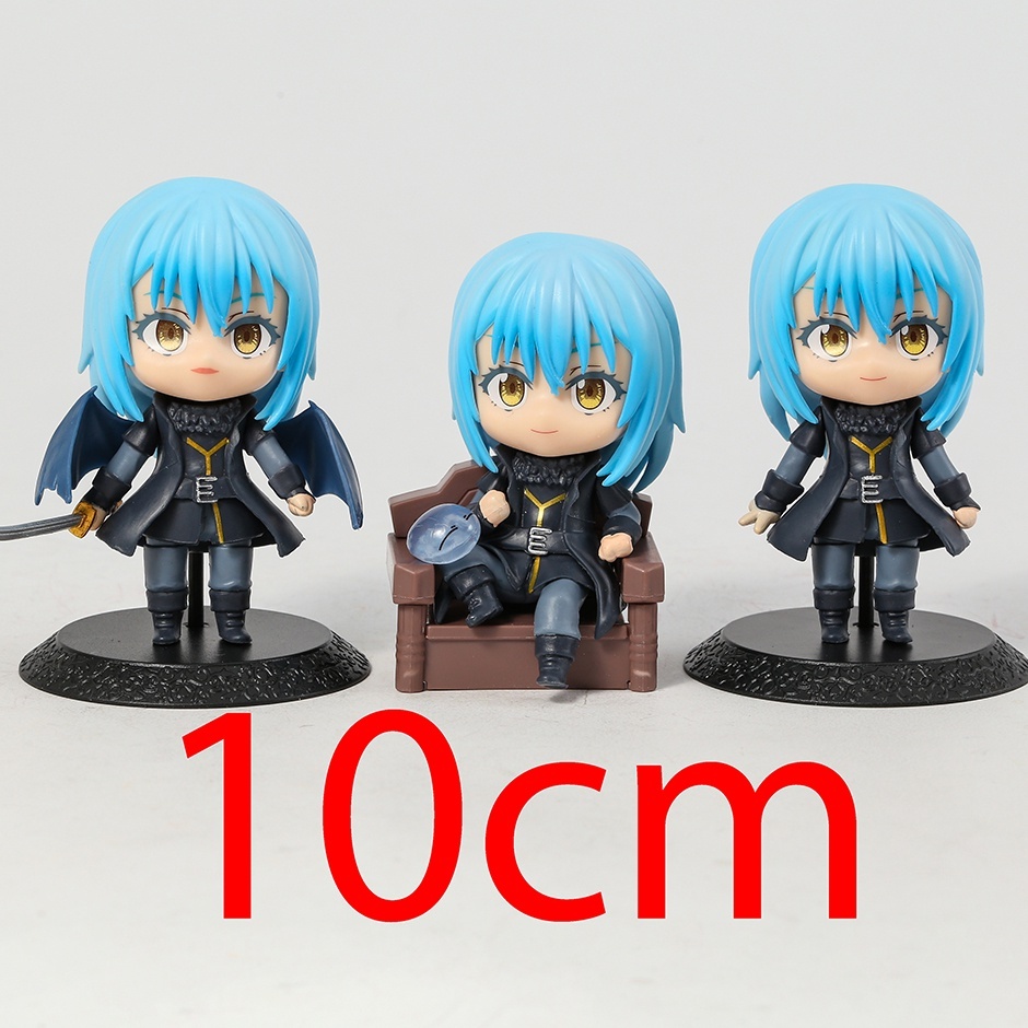 Jual Tensei Shitari Slime Action Figures Chibi Anime Rimuru Milin ...