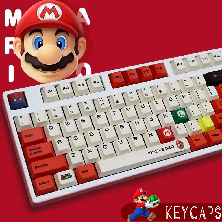 Jual ART J74F Zifriend Mario Theme Keycaps PBT Dyesublimated OEM Height ...