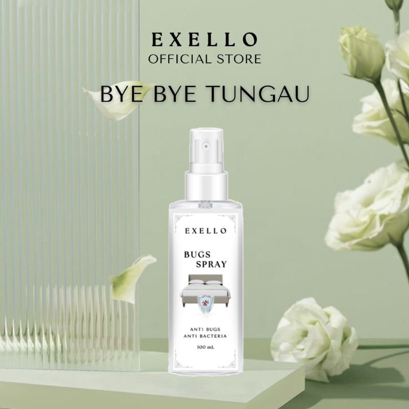 Jual EXELLO ANTI TUNGAU SPRAY LINEN BUGS DISINFECTANT PENGHILANG TUNGAU