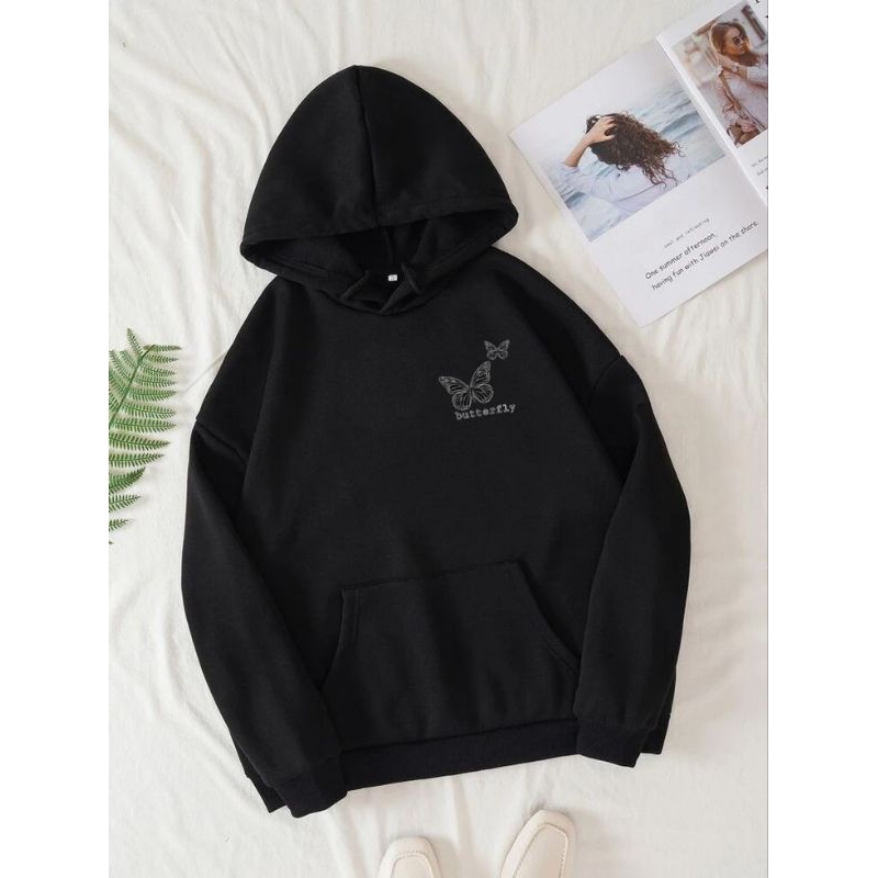 Hoodie Hollister Pulli Schmetterling Butterfly Hollister Hoodie