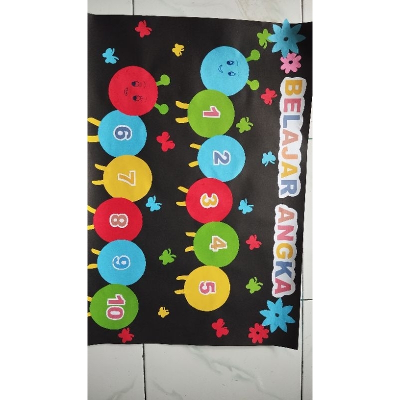 Jual hiasan dinding kelas SD/Tk belajar angka | Shopee Indonesia